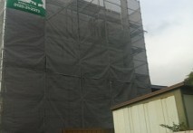 三重県津市Y様邸　外壁工事　防水ｼｰﾄ貼り工事