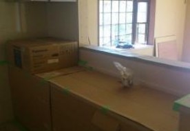 三重県　菰野町U様邸　ｼｽﾃﾑｷｯﾁﾝ・ｶｯﾌﾟﾎﾞｰﾄﾞ・飾り棚工事