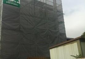 三重県津市Y様邸　外壁工事　防水ｼｰﾄ貼り工事