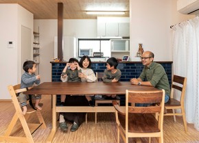 思い描いていた通りのお家になりました。