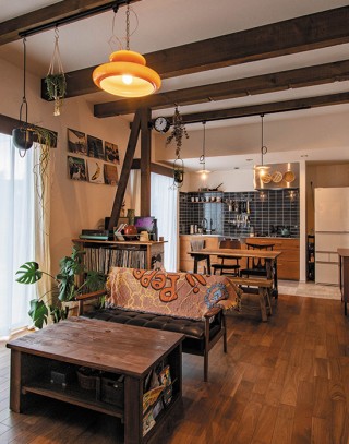 ファッションを愉しむノスタルジックな家